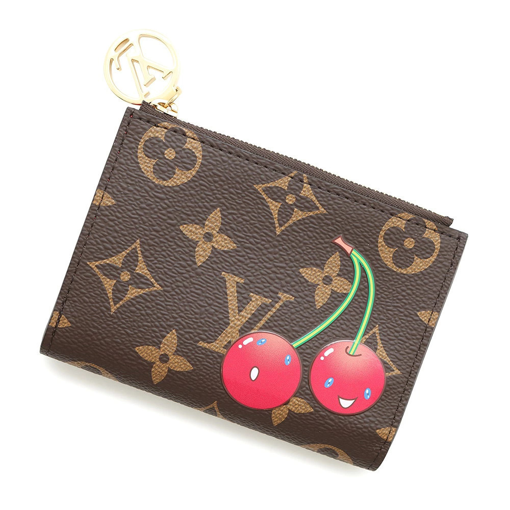 Louis Vuitton Bi fold Wallet Monogram LV TM Portefeuille Lisa Takashi Murakami